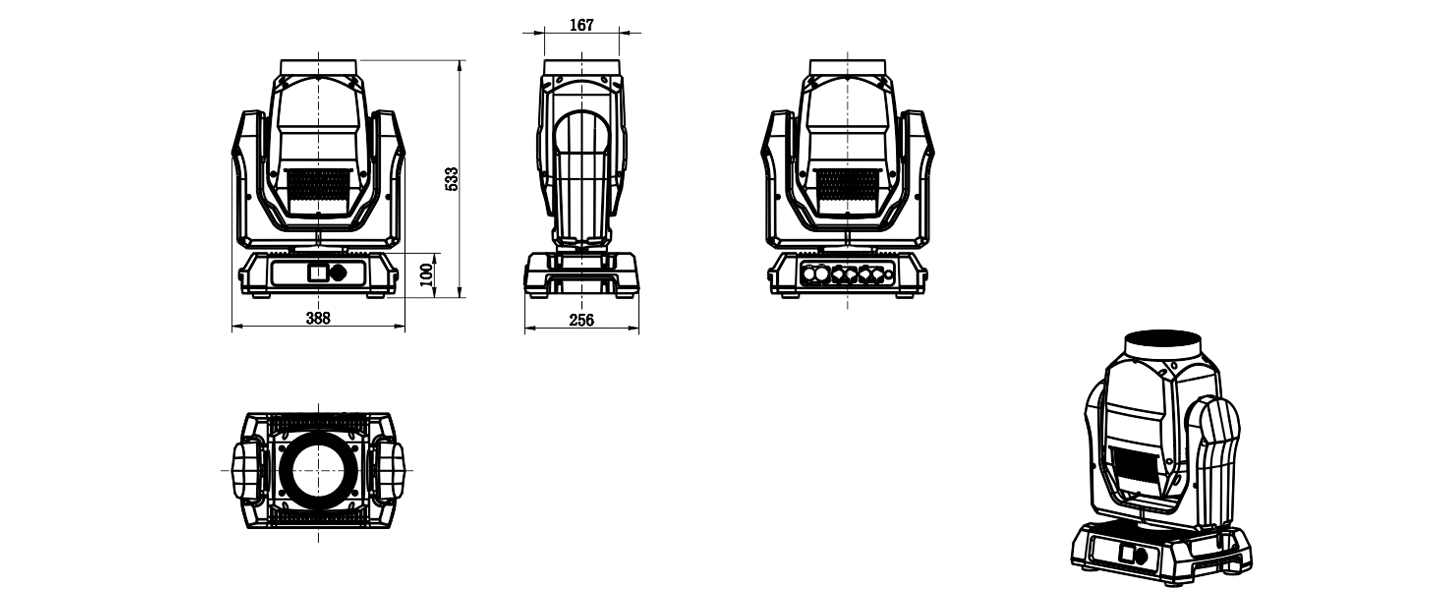 Crusier-LED-300-луч6